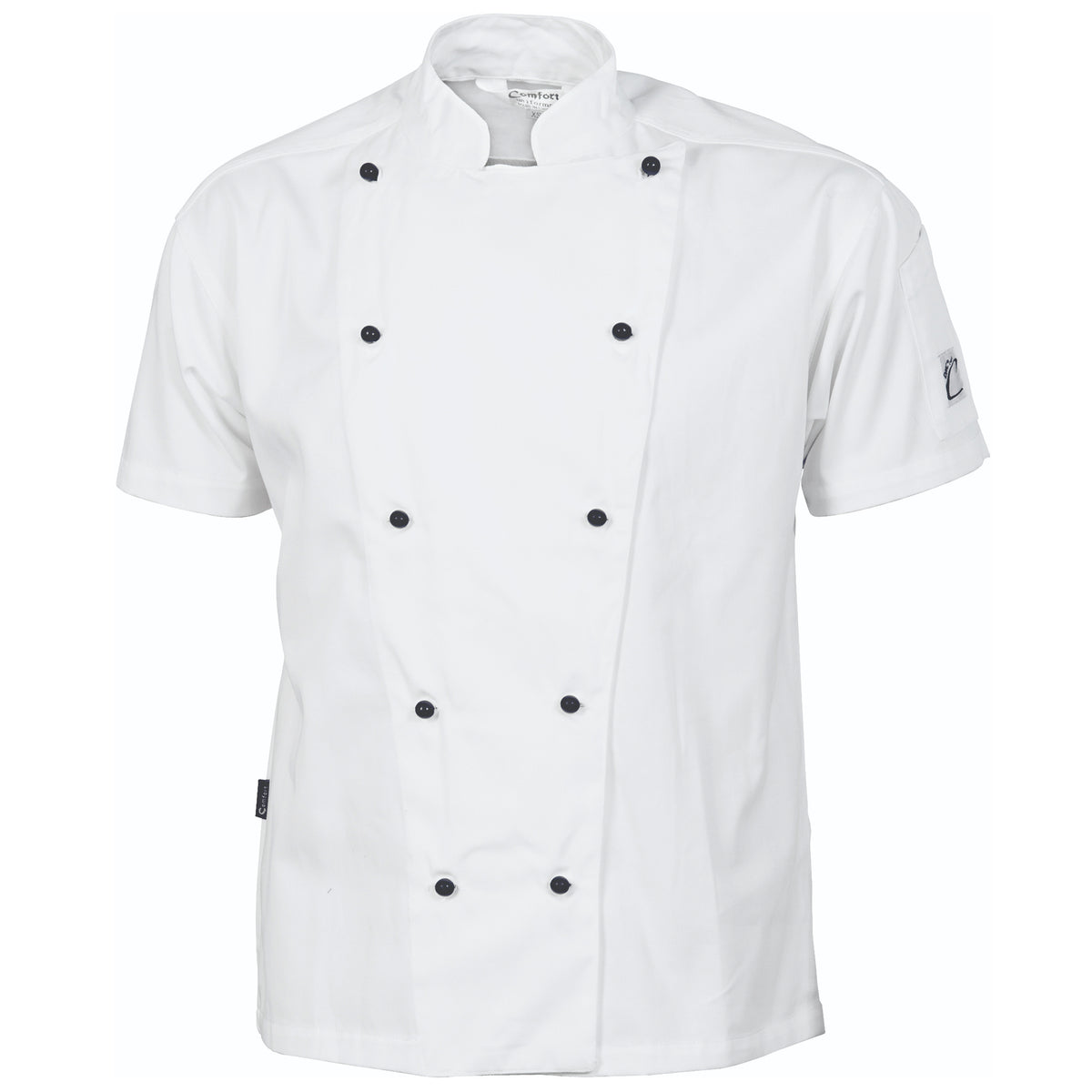 Traditional Chef Jacket - Short Sleeve — DNC Workwear colour image