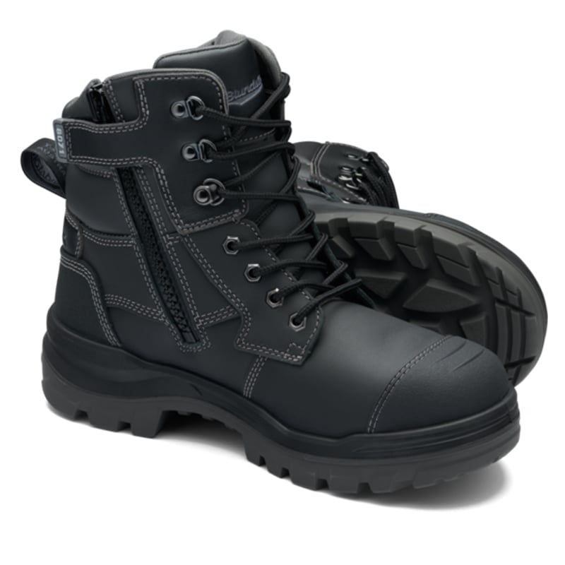 8071 BLUNDSTONE ROTOFLEX 150MM ZIP SAFETY BOOT