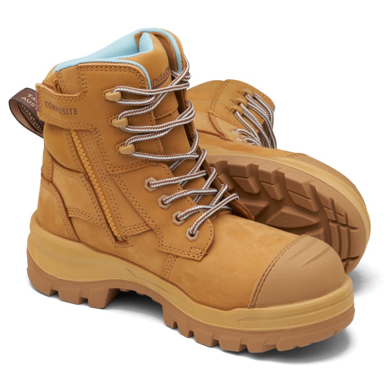 8860 BLUNDSTONE ROTOFLEX LADIES ZIP SIDE 150MM COMPOSITE TOE SAFETY BOOT