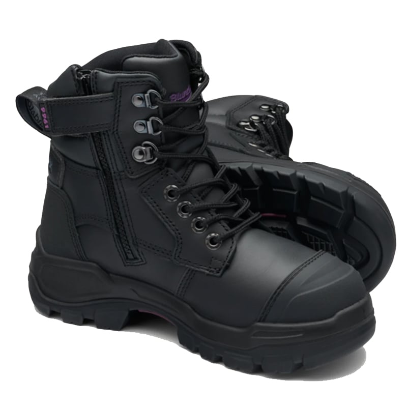 9961 BLUNDSTONE ROTOFLEX LADIES ZIP SIDE SAFETY BOOT