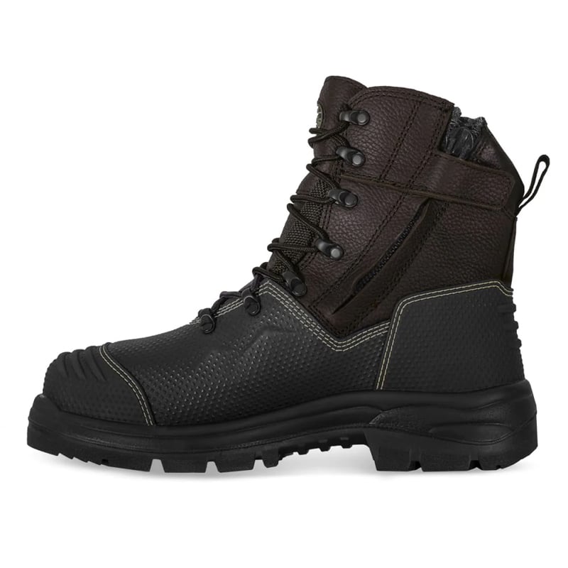 65490Z OLIVER LACE UP ZIP SIDED BOOT 150mm CAUSTIC AND WATERPROOF LEATHER