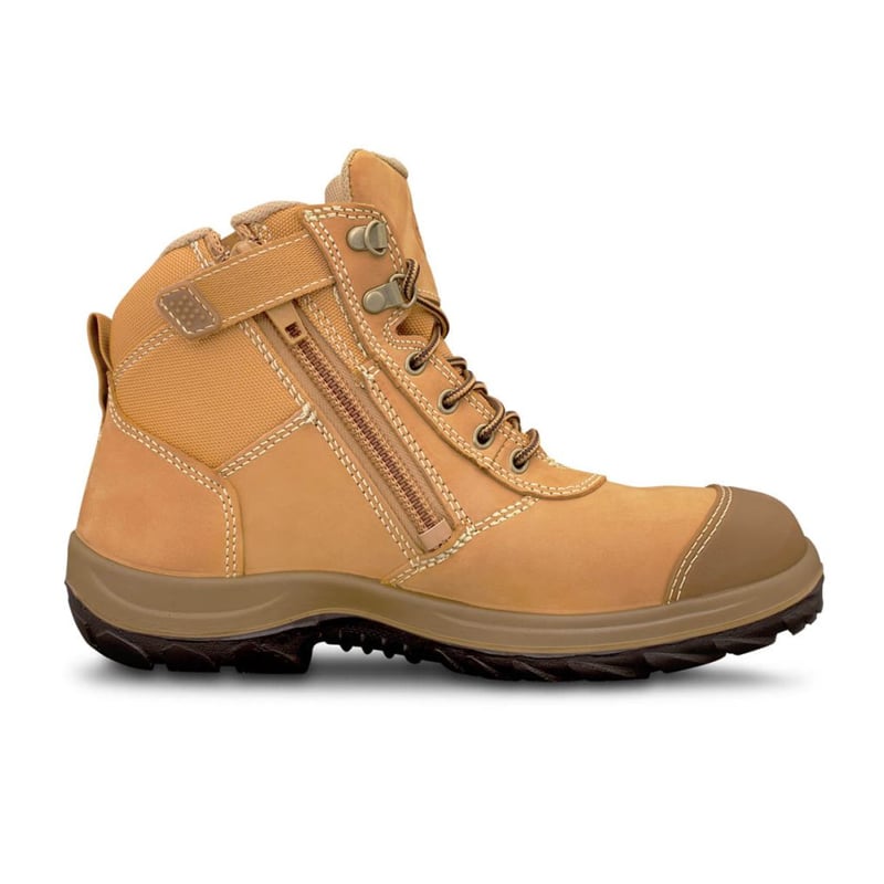 34662 OLIVER NUBUCK LACE UP ZIP SIDE BOOT