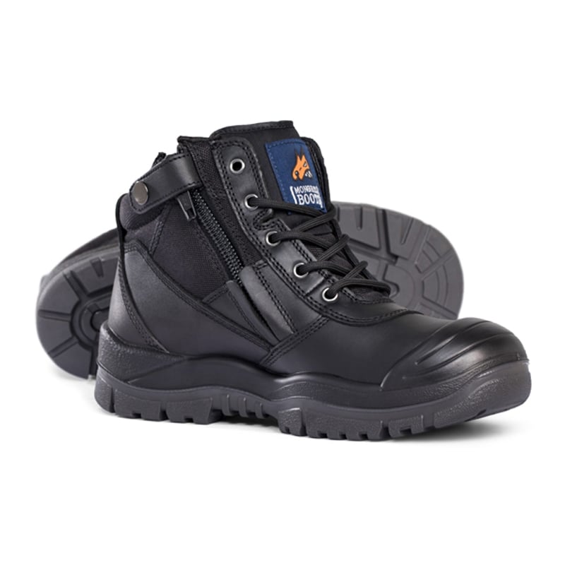 461020 MONGREL ZIP SIDE BOOT WITH BUMP CAP