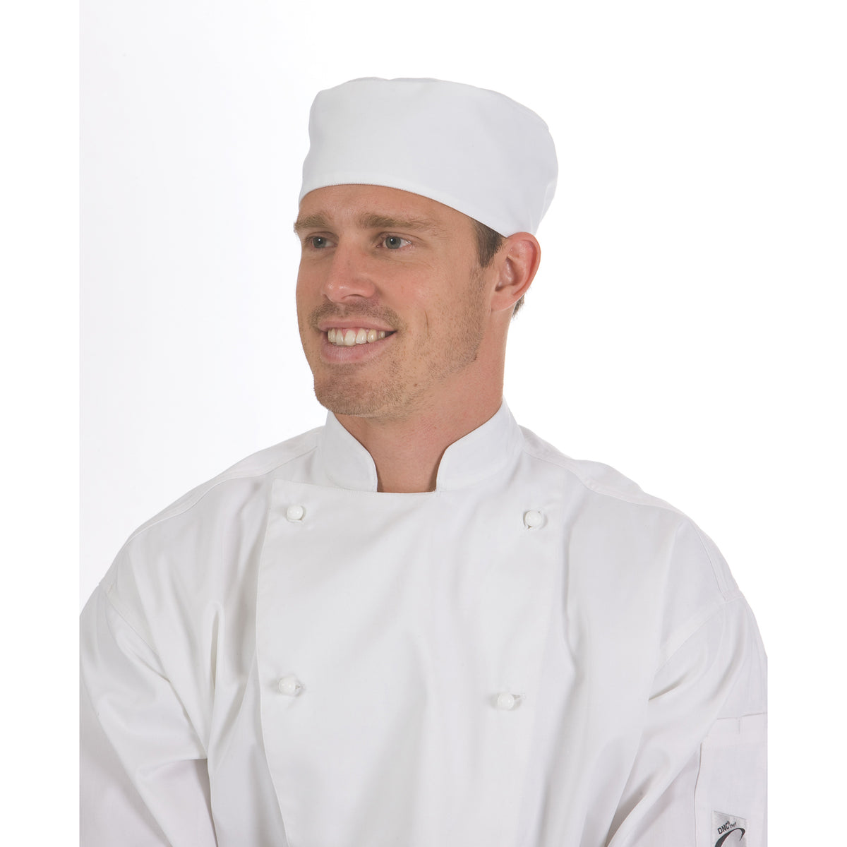 Flat Top Chef Hats — DNC Workwear colour image