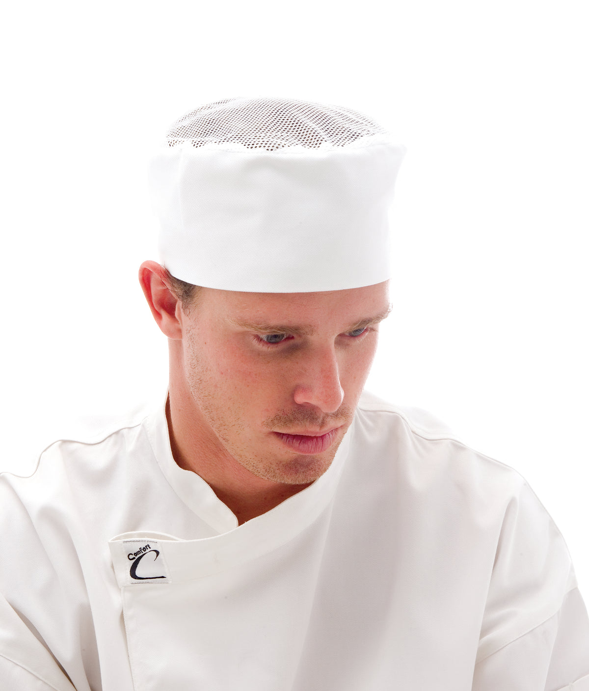 Cool-Breeze Flat Top Hat With Air Flow Mesh Upper — DNC Workwear colour image
