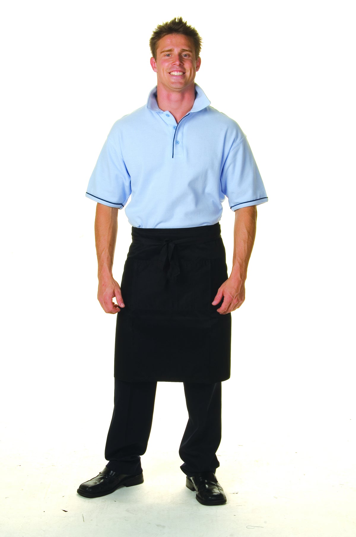P/C Half Apron With Pocket — DNC Workwear colour image