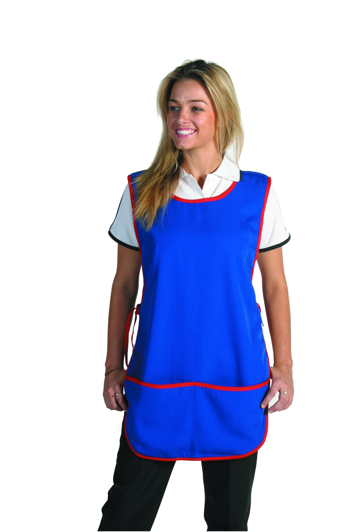 Popover Apron With Pocket — DNC Workwear colour image