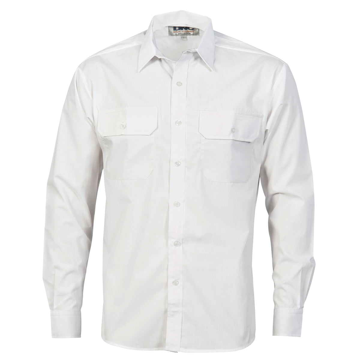 Polyester Cotton Work Shirt - Long Sleeve — DNC Workwear colour image