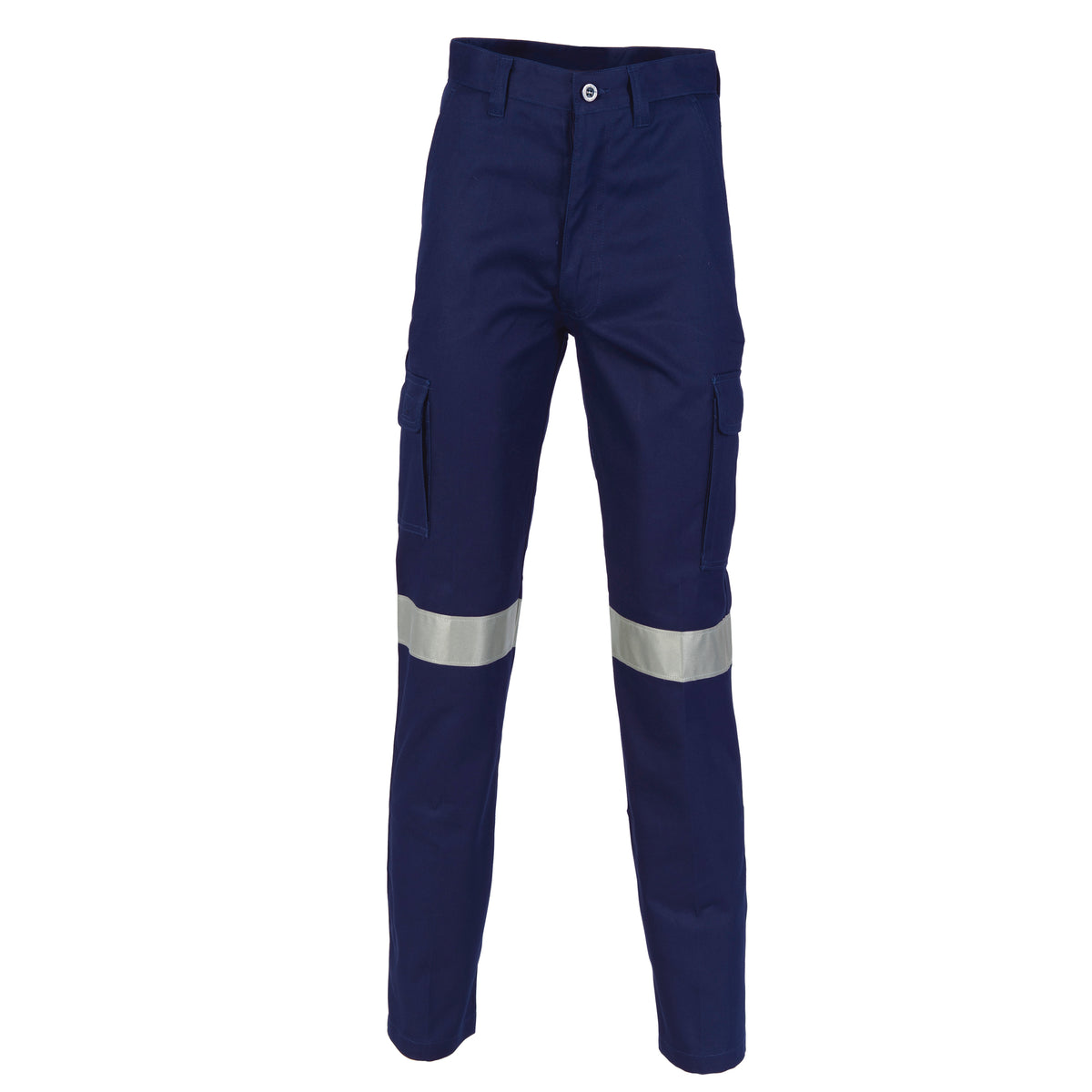 Cotton Drill Cargo Pants With CSR R/Tape — DNC Workwear colour image