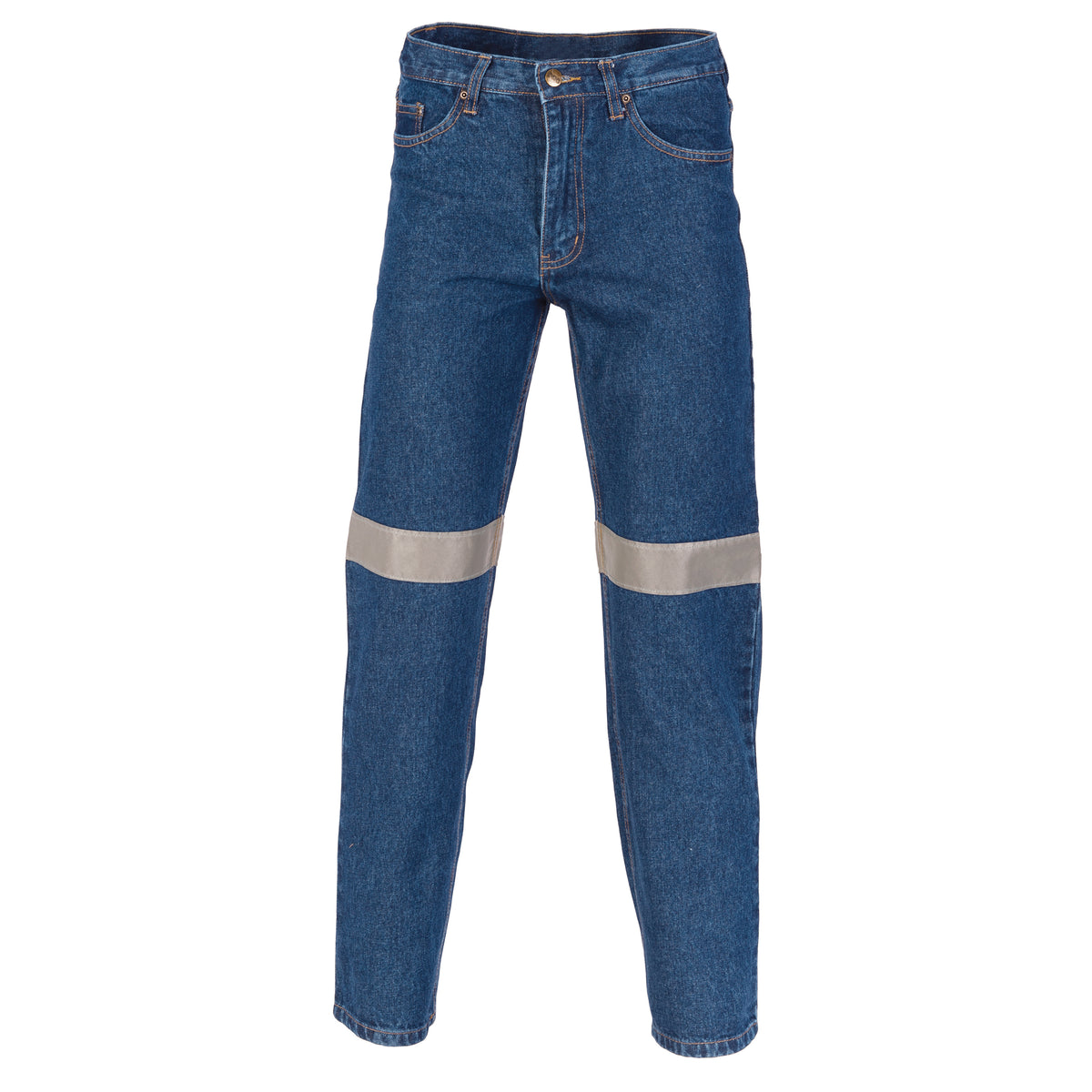Denim Jeans With CSR R/Tape — DNC Workwear colour image