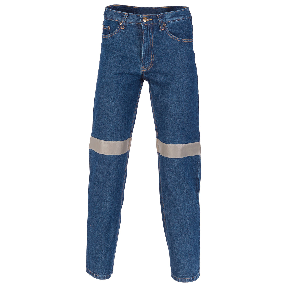 Denim Stretch Jeans with CSR R/Tape — DNC Workwear colour image