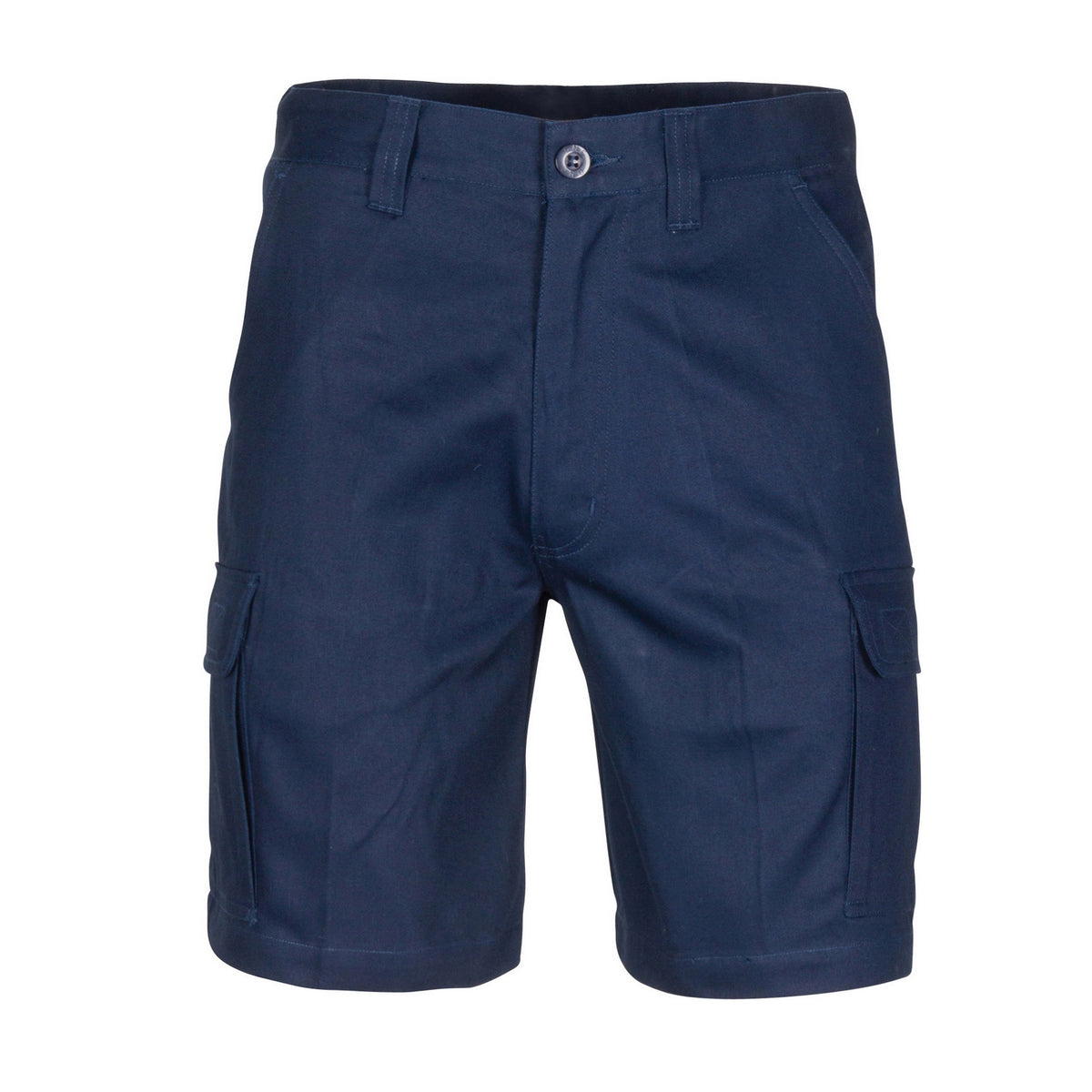 Middle Weight Cotton Double Slant Cargo Shorts with Shorter Leg Length — DNC Workwear colour image