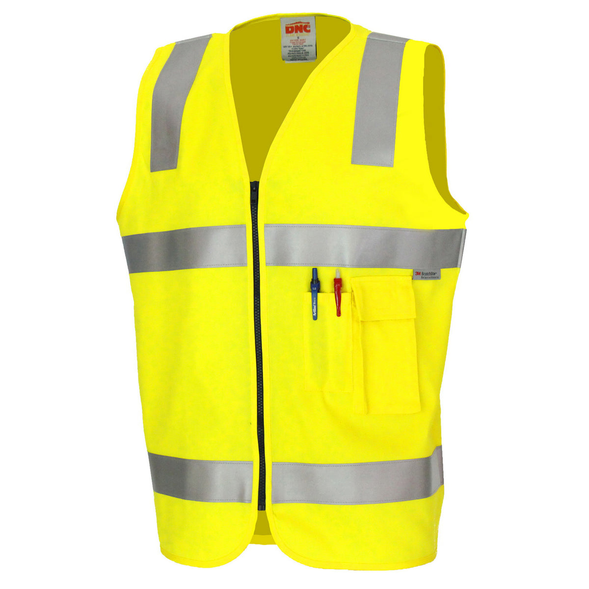 Patron Saint Flame Retardant Safety Vest with 3M F/R Tape — DNC Workwear colour image
