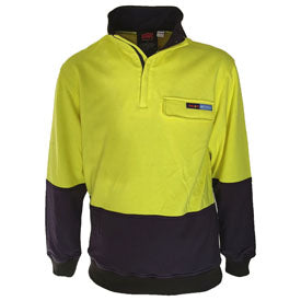 Inherent FR PPE2 1/2 Zip Two Tone Jumper — DNC Workwear colour image