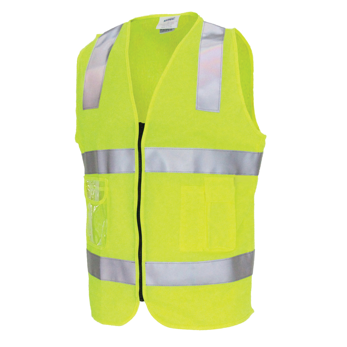 Day/Night Side Panel Safety Vest with CSR R/Tape — DNC Workwear colour image