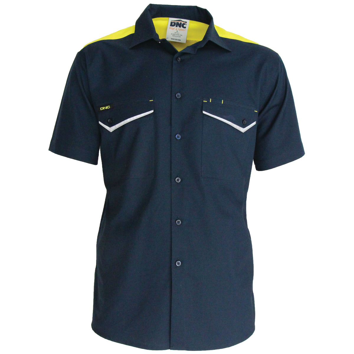 RipStop Cool Cotton Tradies Shirt, S/S — DNC Workwear colour image