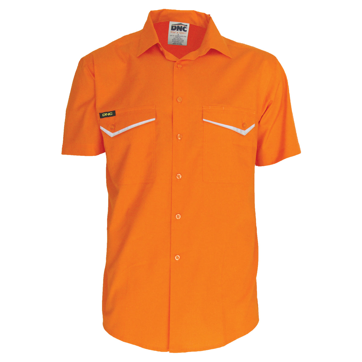 HiVis RipStop Cotton Cool Shirt, S/S — DNC Workwear colour image
