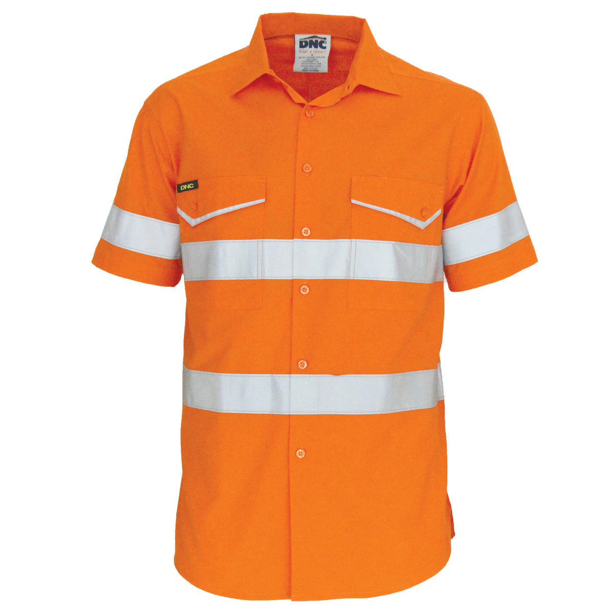 RipStop Cotton Cool Shirt with CSR Reflective Tape. S/S — DNC Workwear colour image