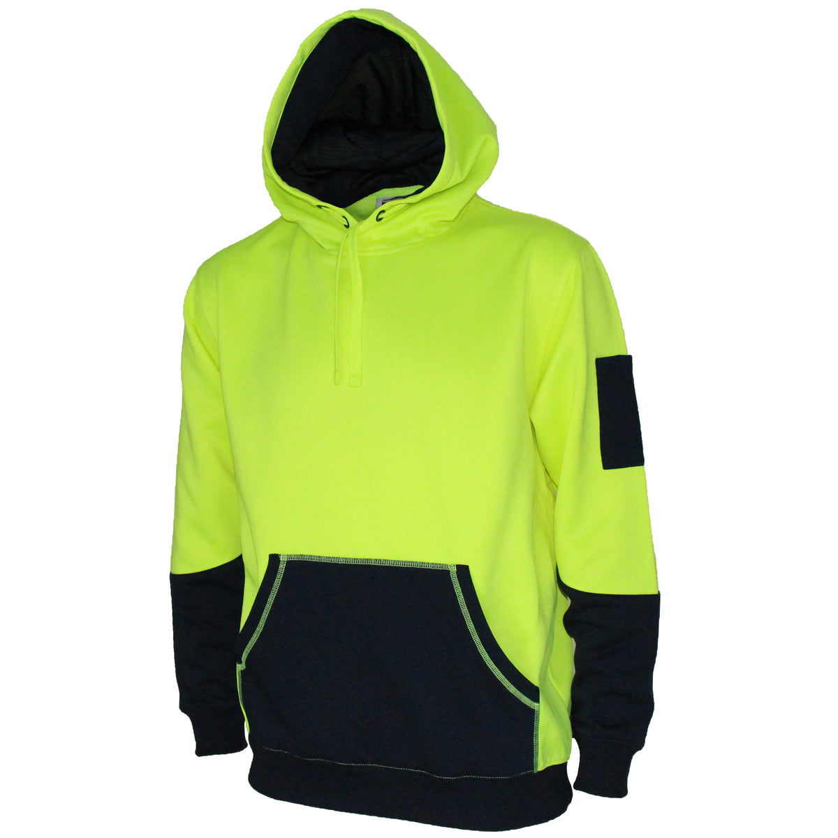 HiVis Two Tone Super Fleecy Hoodie — DNC Workwear colour image