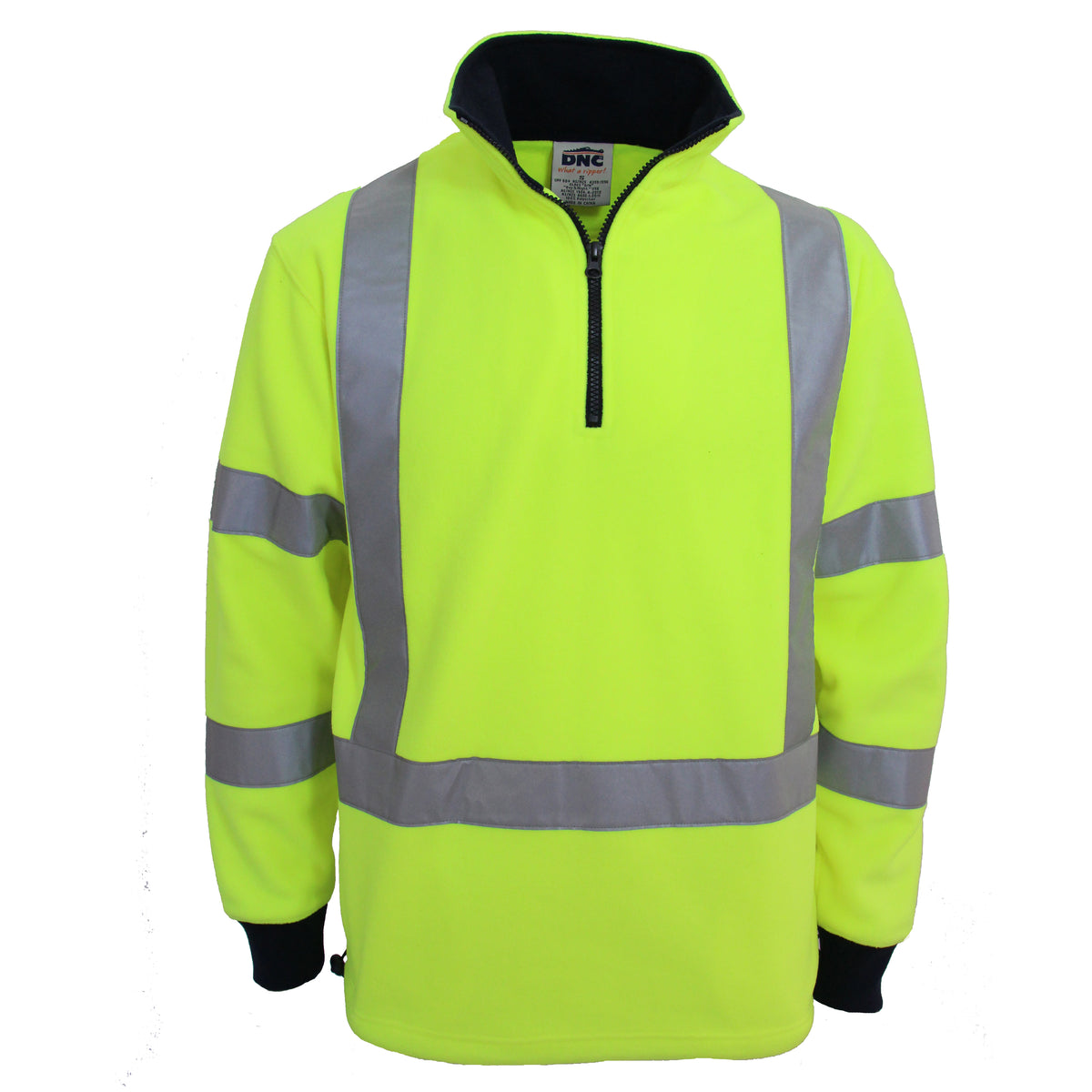 HiVis "X" Back & Bio-Motion CSR R/Tape Polar Fleece — DNC Workwear colour image