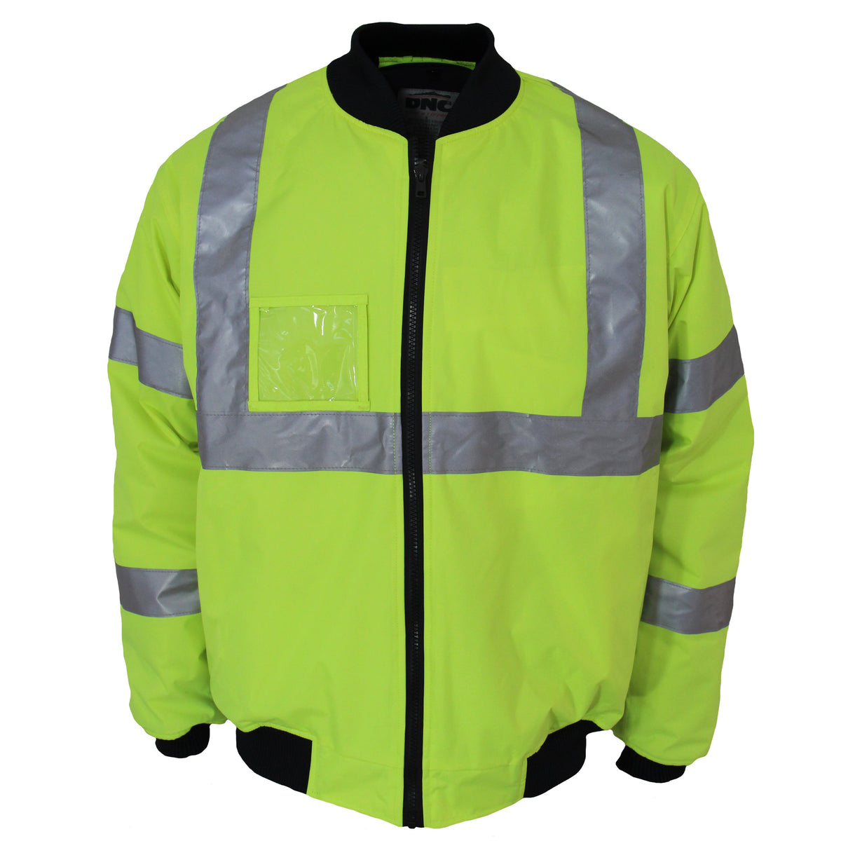 HiVis "X" Back Flying Jacket Bio-Motion CSR R/Tape — DNC Workwear colour image