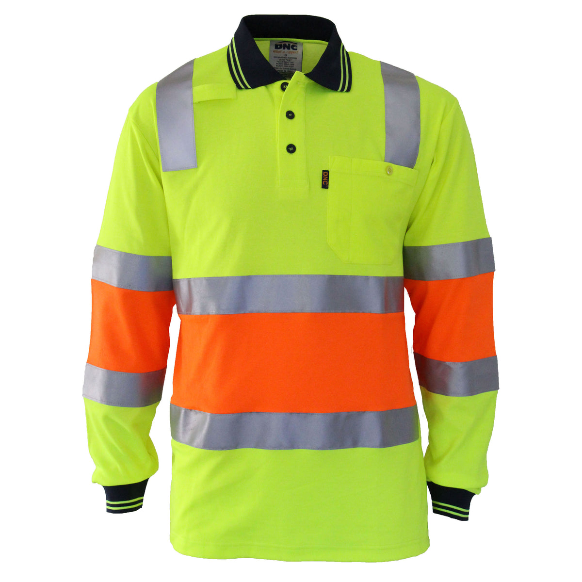 Two Tone Cotton BACK BIO-Motion CSR R/Tape Pole — DNC Workwear colour image