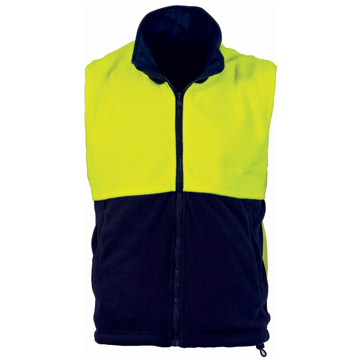 HiVis Two Tone Reversible Vest — DNC Workwear colour image