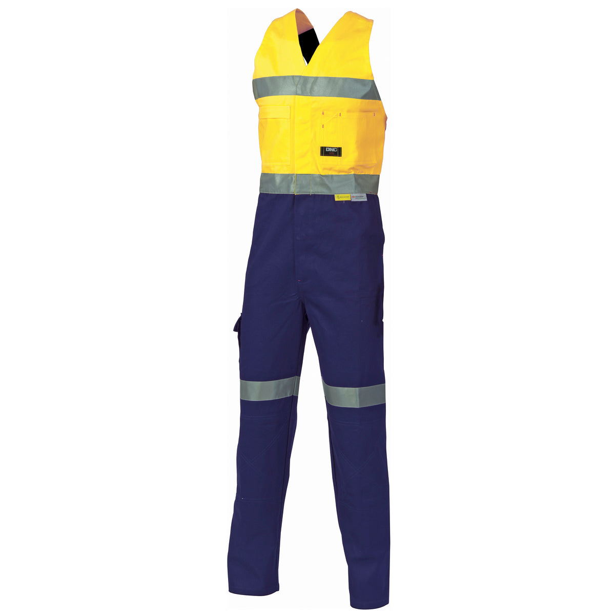 HiVis Cotton Action Back with CSR R/Tape — DNC Workwear colour image