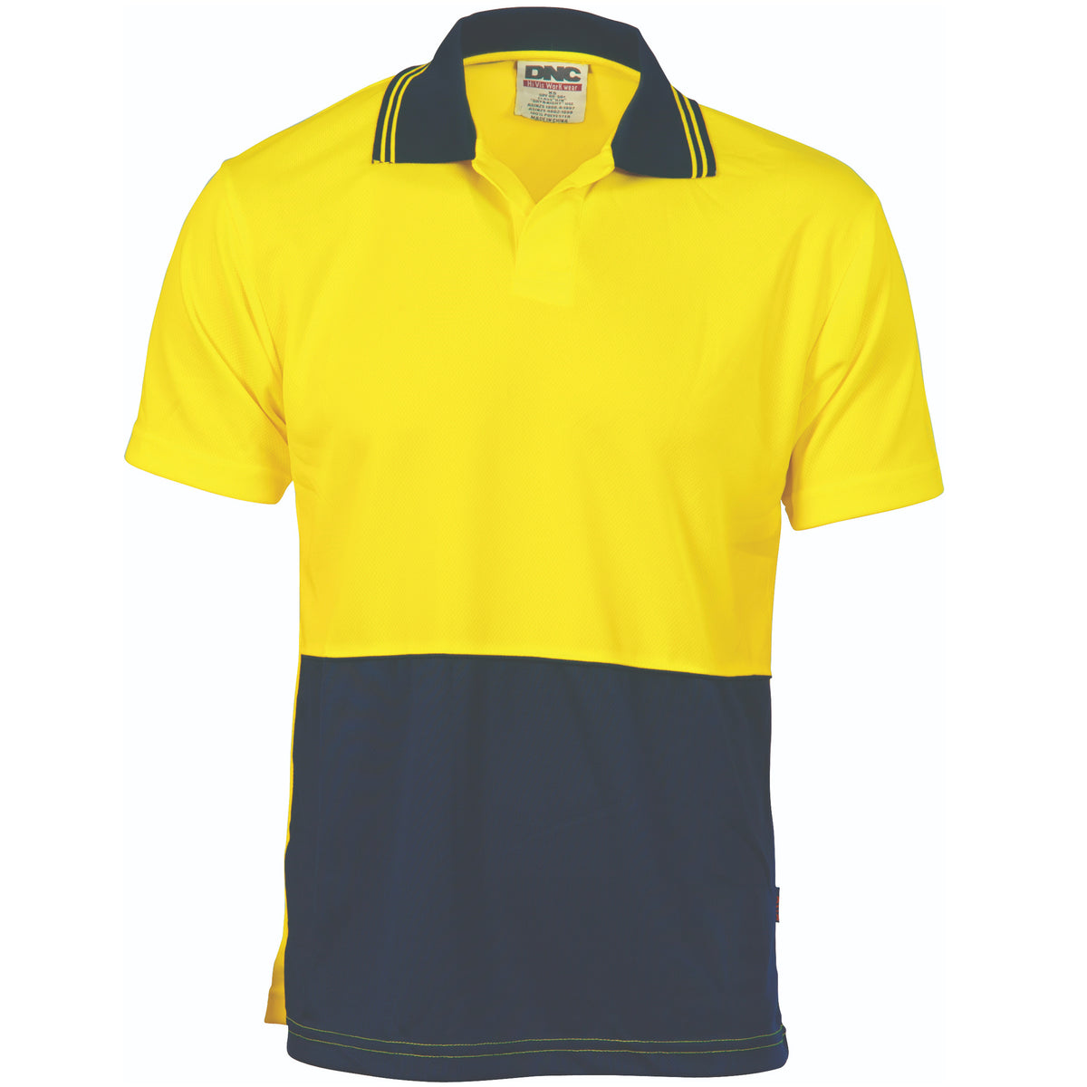 HiVis Two Tone Food Industry Polo - Short Sleeve — DNC Workwear colour image