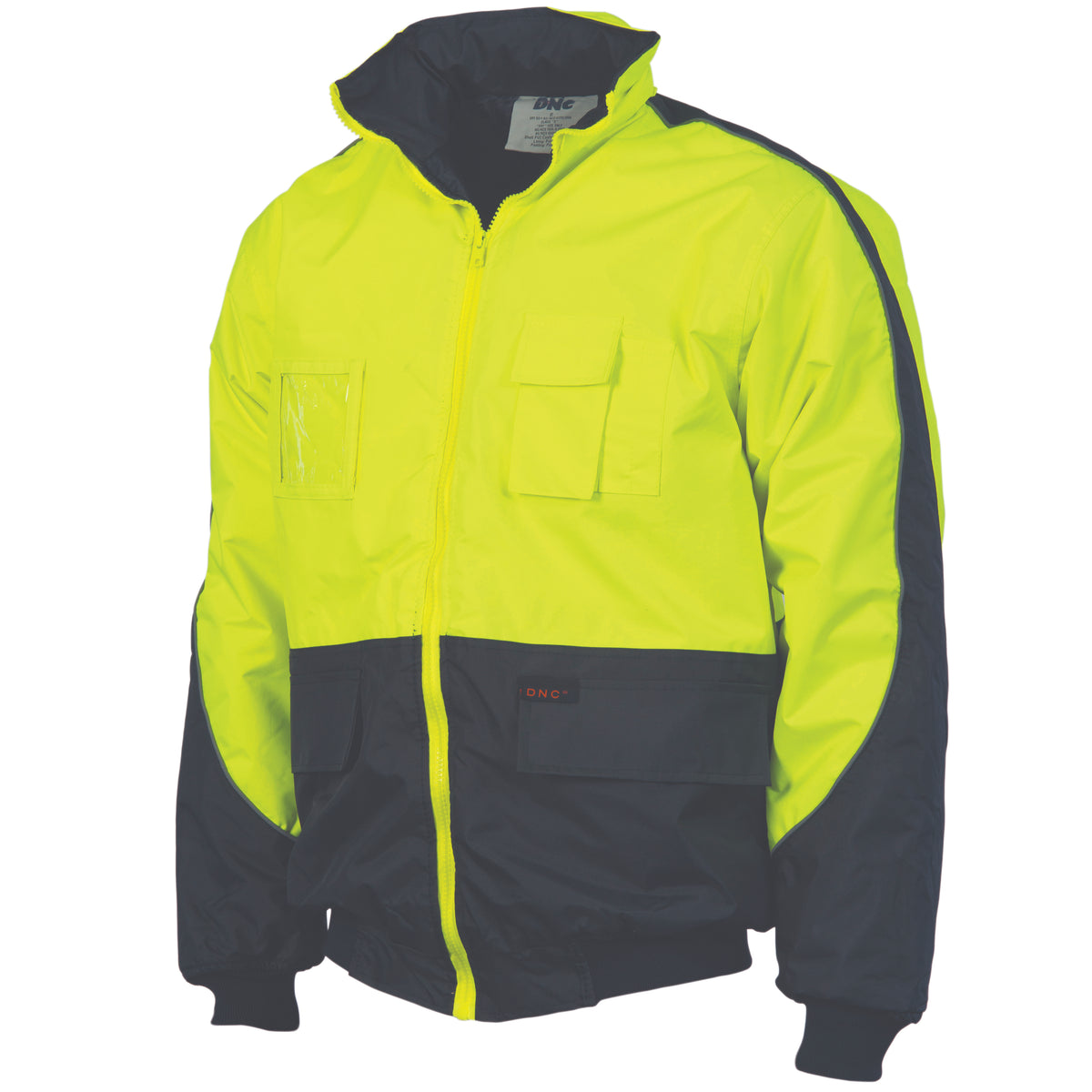 HiVis Contrast BOMBER JACKET — DNC Workwear colour image