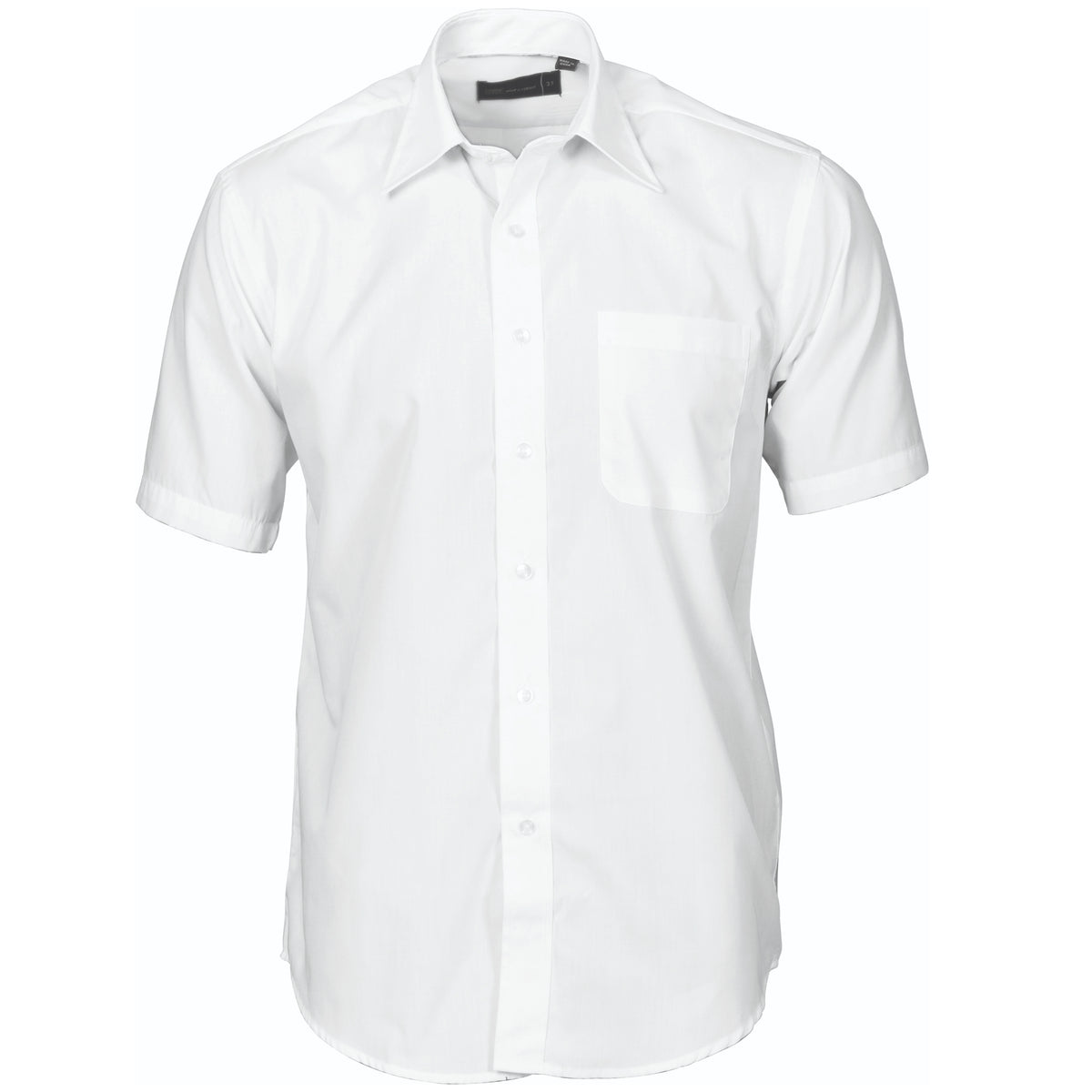 Polyester Cotton Business Shirt - Short Sleeve — DNC Workwear colour image