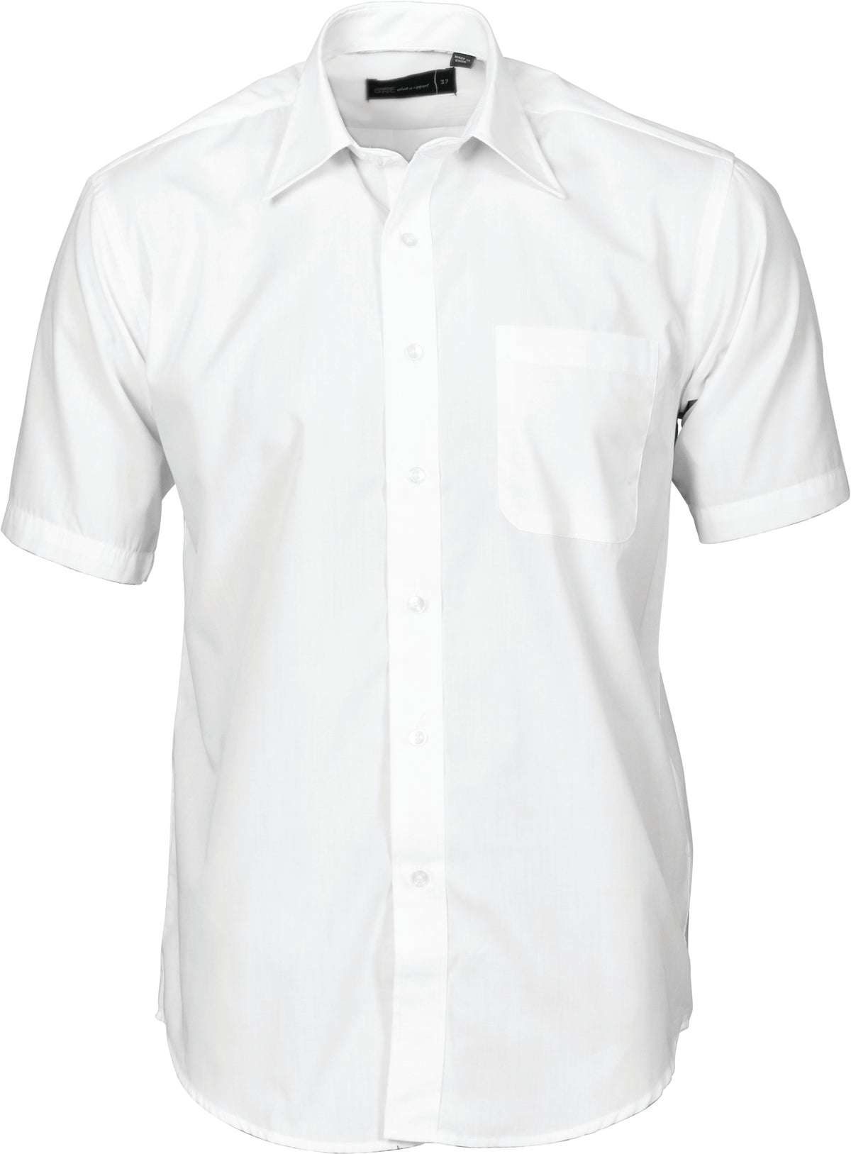 Mens Premier Poplin Business Shirts - Short Sleeve — DNC Workwear colour image