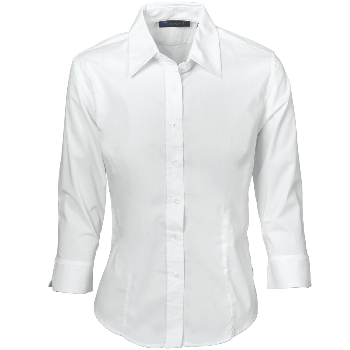 Ladies Polyester Cotton Shirt - 3/4 Sleeve — DNC Workwear colour image