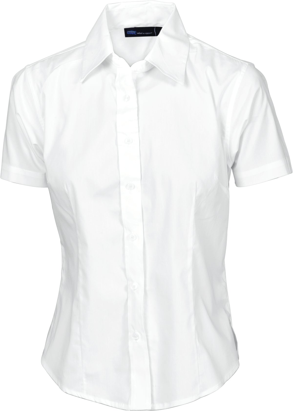 Ladies Premier Stretch Poplin Business Shirts - Short Sleeve — DNC Workwear colour image
