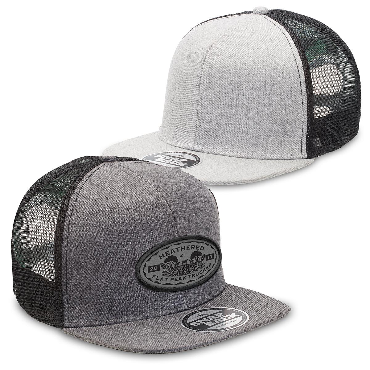 Heathered Flat Peak Trucker — image 2