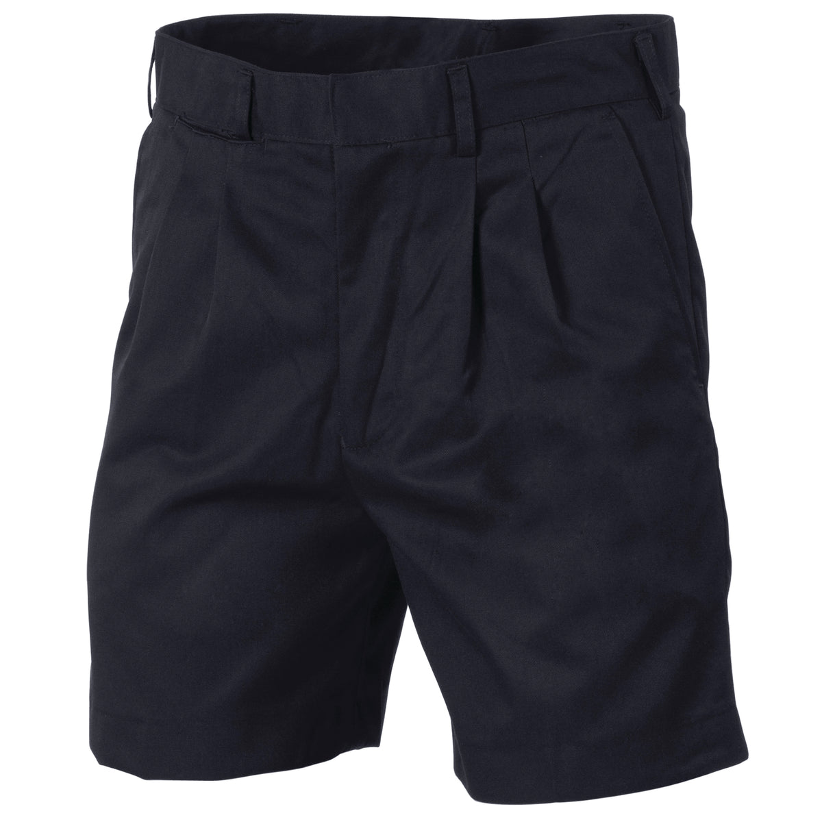Pleat Front Permanent Press Shorts — DNC Workwear colour image