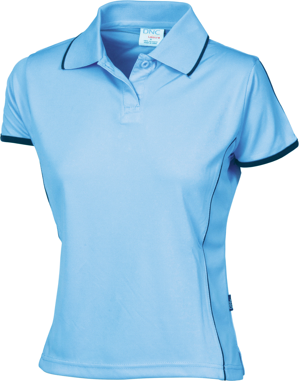 Ladies Cool-Breathe Piping Polo — DNC Workwear colour image