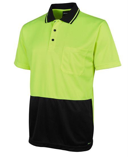 JB's Hi Vis Jacquard Non Cuff Polo