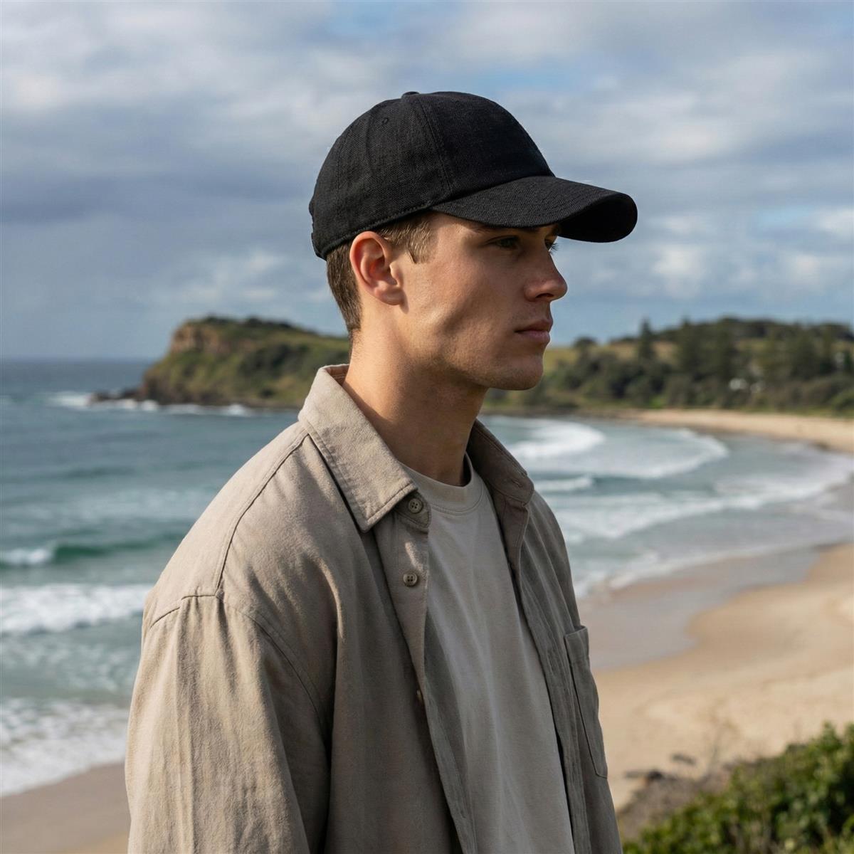 Lennox Linen Cap — image 3