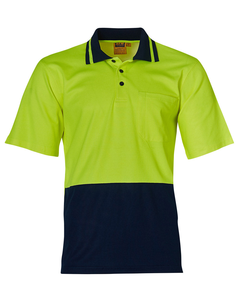 SW12 Fluoro Yellow / Navy