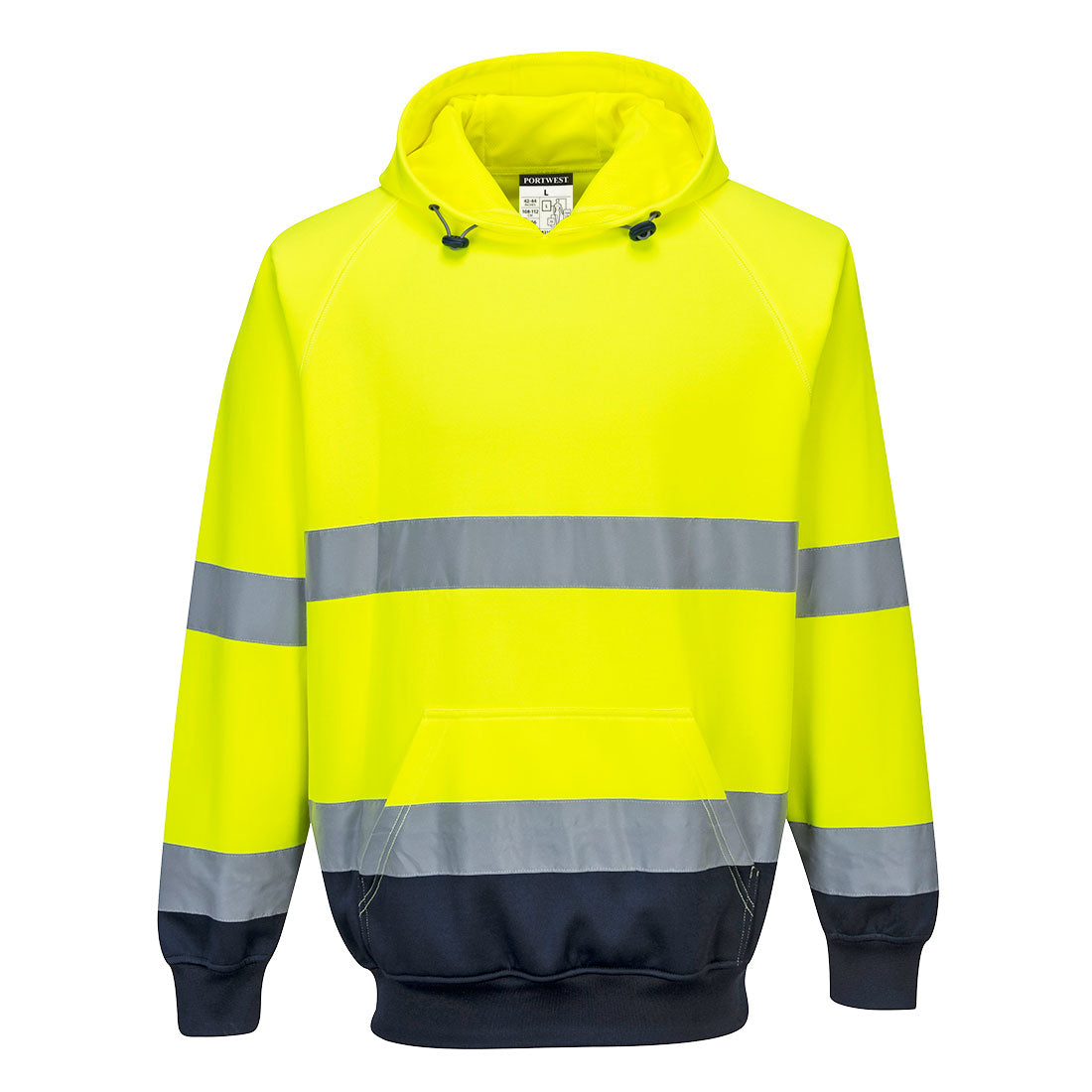 B316 Hi-Vis Contrast Hoodie