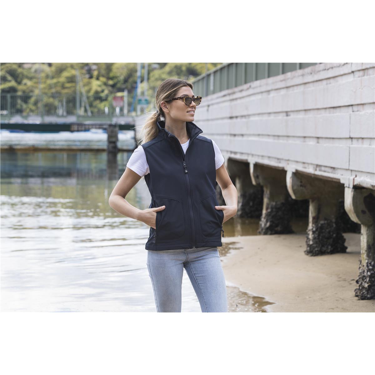 Morgan Women's Softshell Vest — image 2