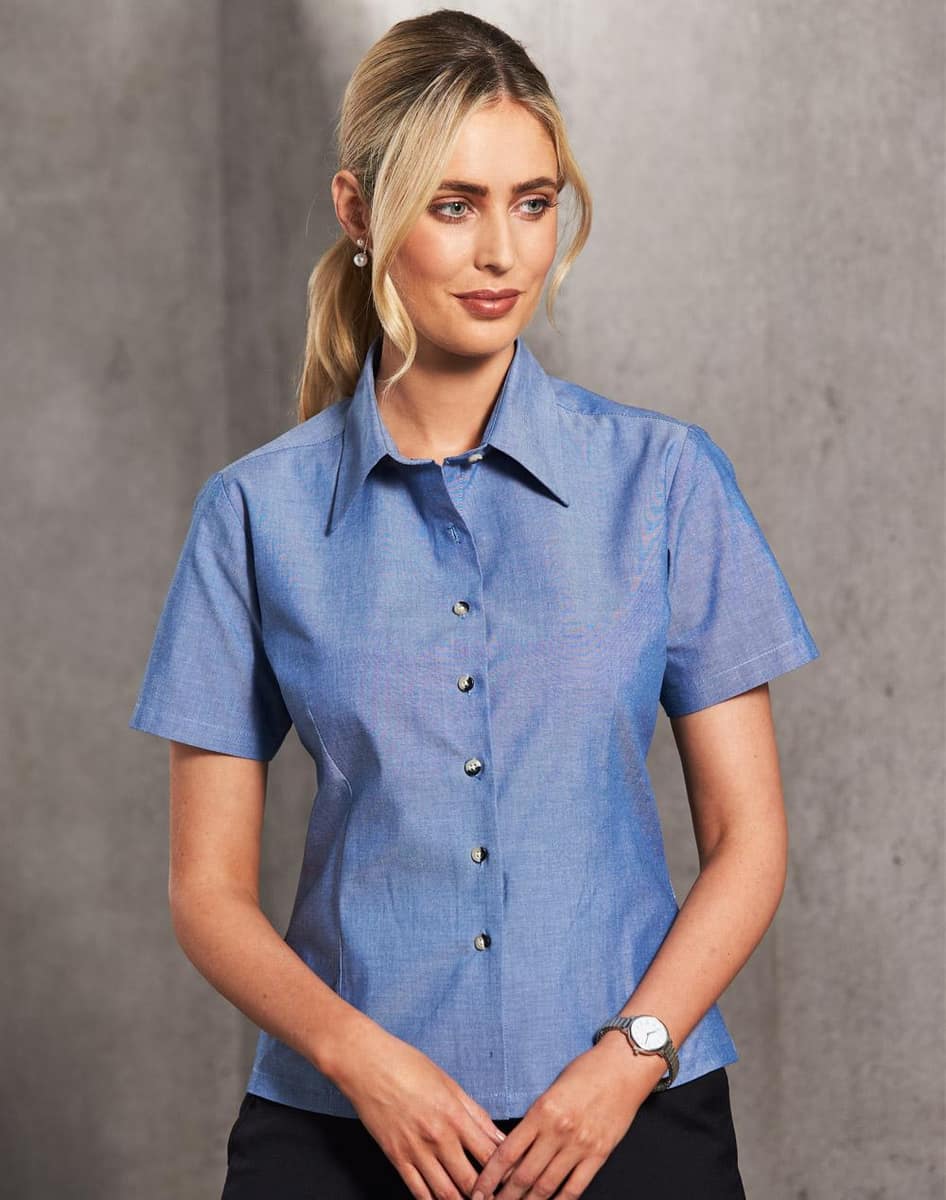 BS05 Ladies Chambray Short Sleeve - BS05