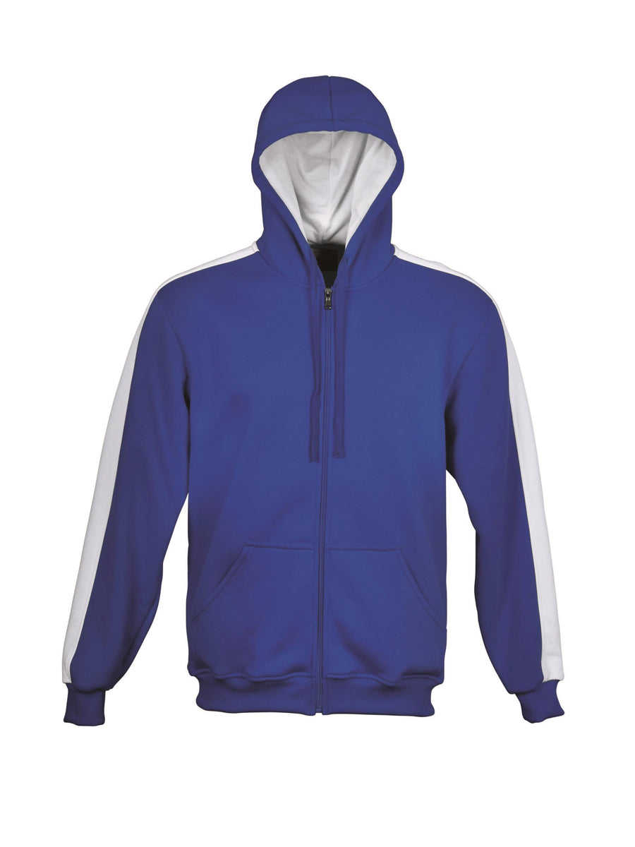 Kids Contrast Fleece Zip Through Hoodie (CJ1222)