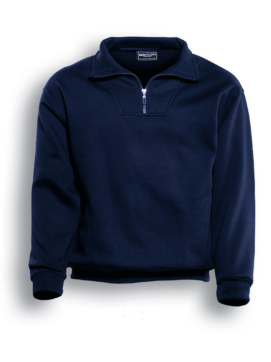 Unisex Adults 1/2 Zip Fleece With Pocket (CJ817)
