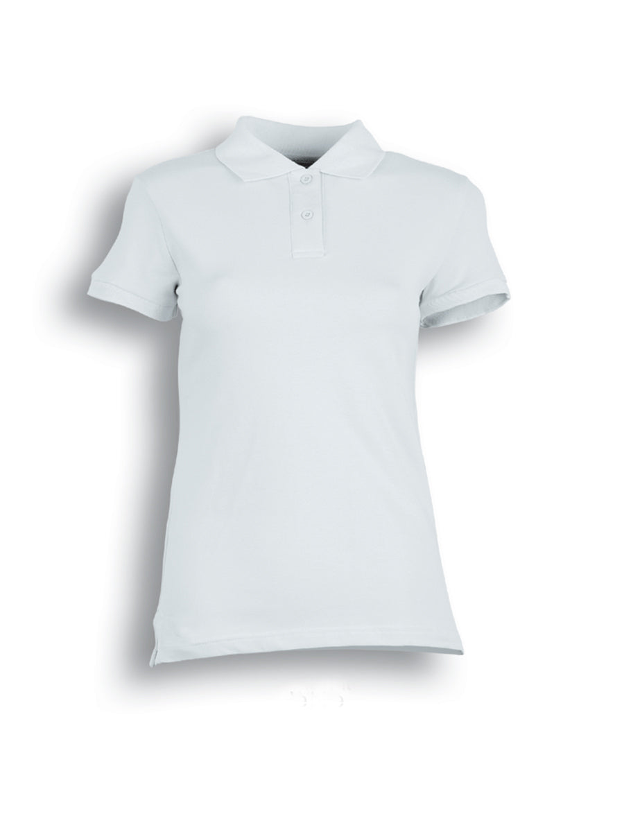 Ladies Pique Knit Fitted Cotton / Spandex Polo (CP0756)