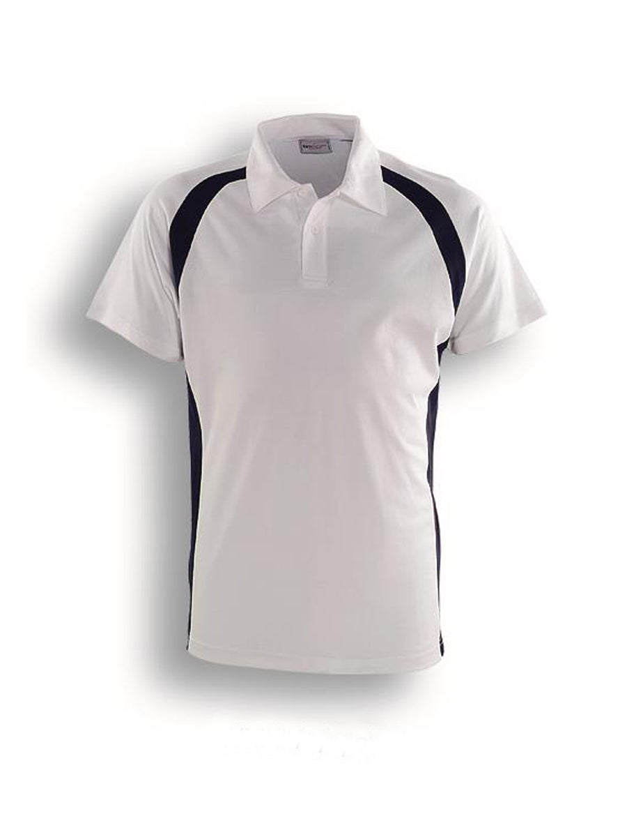 Team Essentials-Mens Short Sleeve Contrast Panel Polo (CP0919)