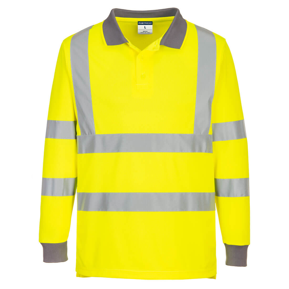 EC11 Eco Hi-Vis Polo Shirt L/S (6 Pack)