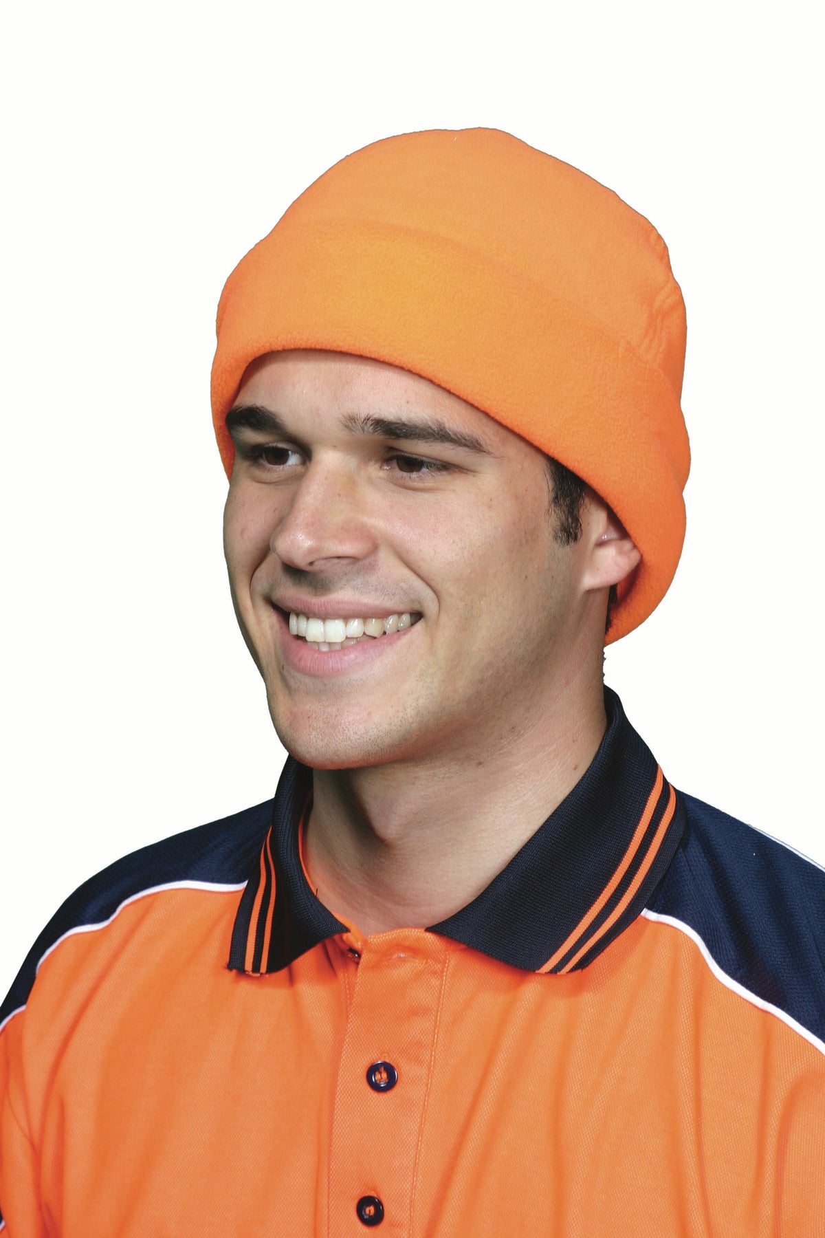 HiVis micro fleece beanie — DNC Workwear colour image