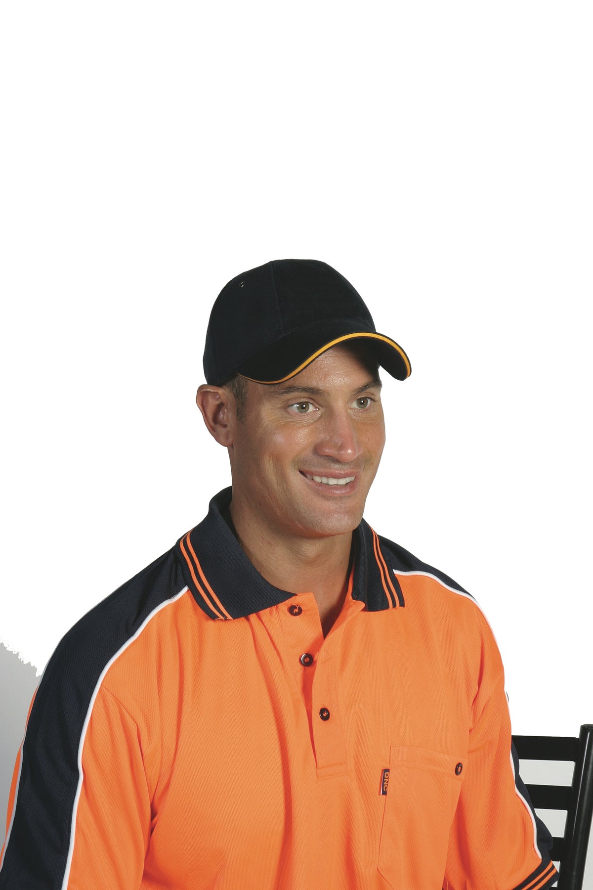 sandwich cotton cap with metal buckle — DNC Workwear colour image